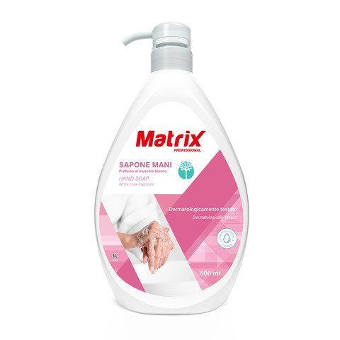 MATRIX SAPONE MANI AL MUSCHIO BIANCO DERMATOLOGICAMENTE TESTATO DISPENSER DA 50…