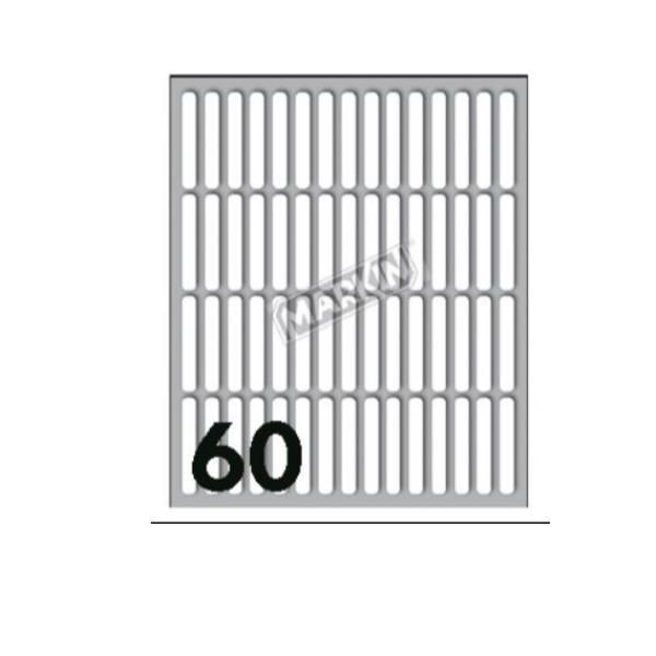 MARKIN ETICHETTE ADESIVE 34X5 mm BIANCO CONF 600 Pz.