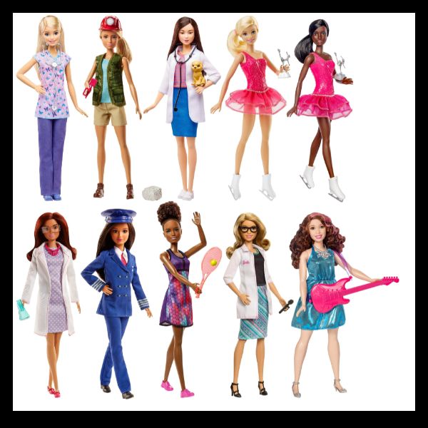 MATTEL BARBIE CARRIERE ASS.TO