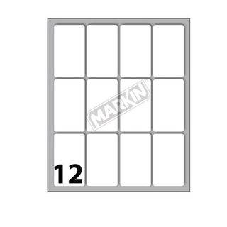 MARKIN ETICHETTE ADESIVE 46X27 mm BIANCO CONF 120 Pz.