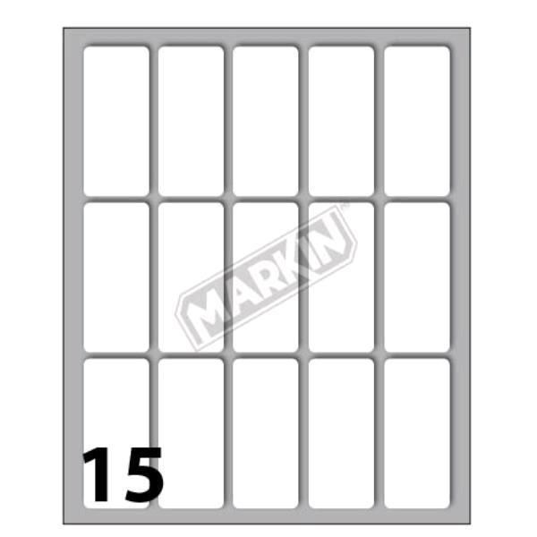MARKIN ETICHETTE ADESIVE 46X37 mm BIANCO CONF 90 Pz.