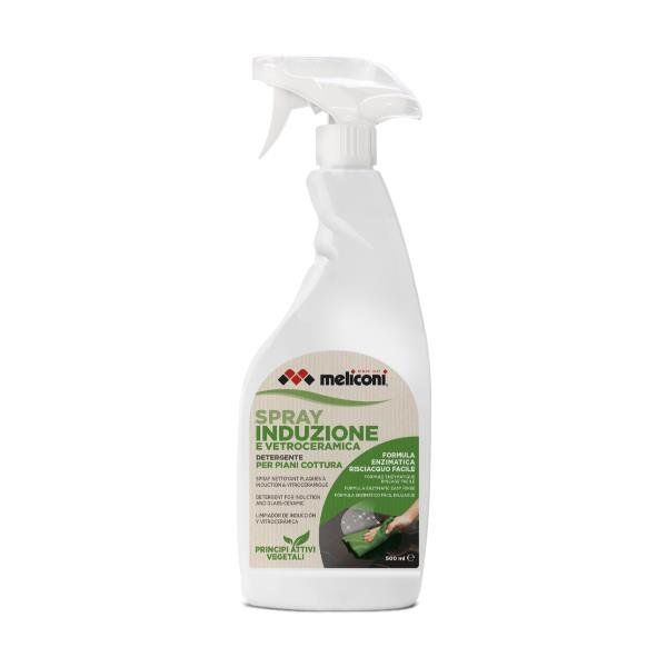 MELICONI DETERGENTE SPRAY PER PIANO COTTURA A INDUZIONE E VETROCERAMICA