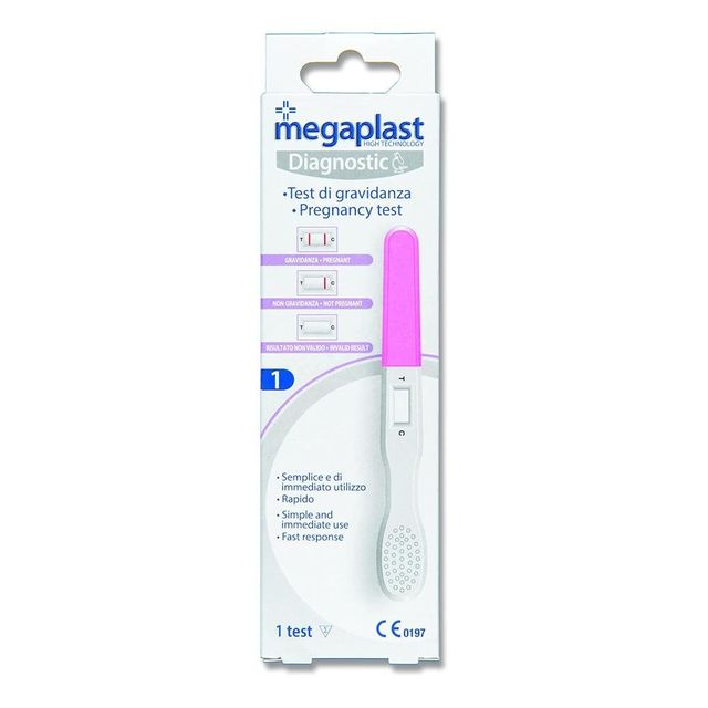 MEGAPLAST DIAGNOSTIC 1 TEST DI GRAVIDANZA 1PZ=(1PZ)