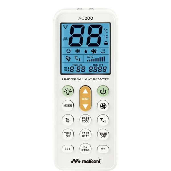 MELICONI AC 200 TELECOMANDO UNIVERSALE PER CONDIZIONATORI/CLIMATIZZATORI COMPAT…