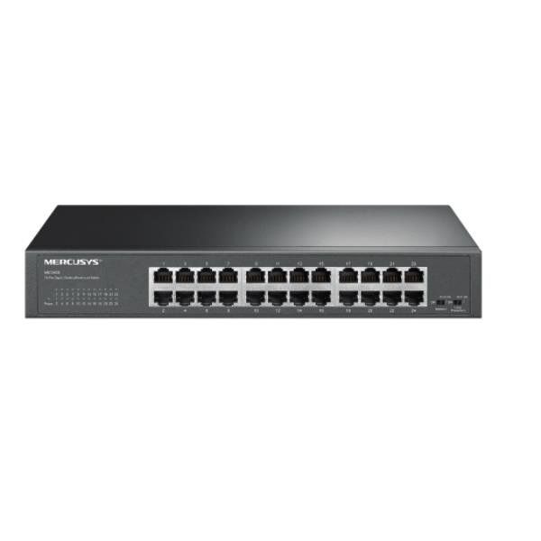 MERCUSYS MS124GS SWTICH NON GESTITO 24 PORTE GIGABIT ETHERNET (10/100/1000) IN …