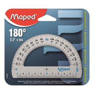 Maped - Goniometro - 12 cm - Alluminio