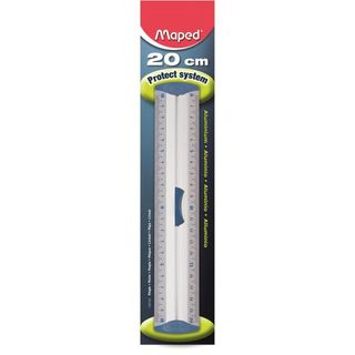 Maped - Righello - 20 cm - alluminio anodizzato