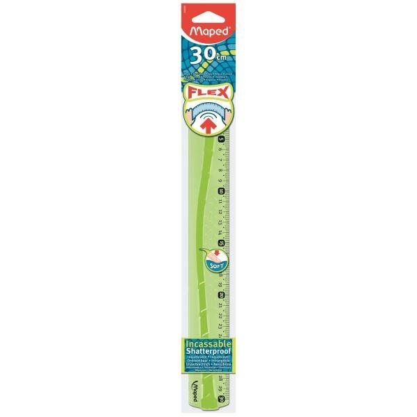 Maped Flex - Righello - 30 cm - disponibile in colori assortiti