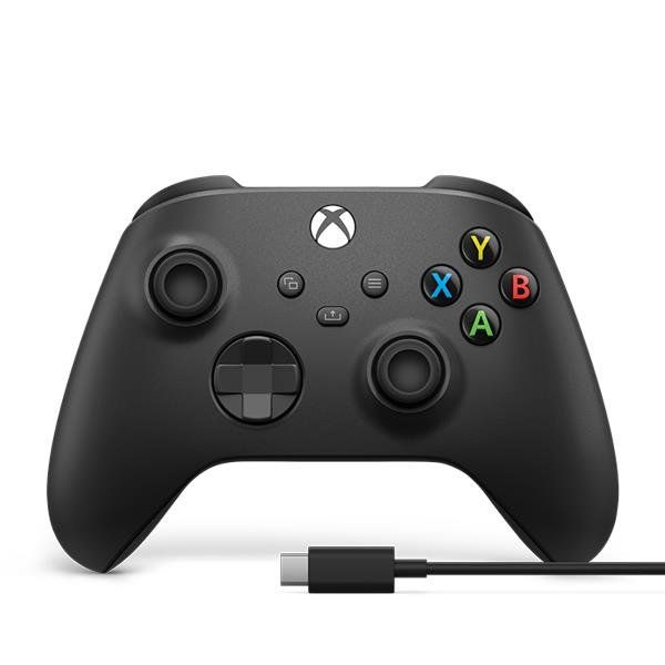 MICROSOFT XBOX CONTROLLER WIRELESS CAVO USB-C INCLUSO CARBON BLACK