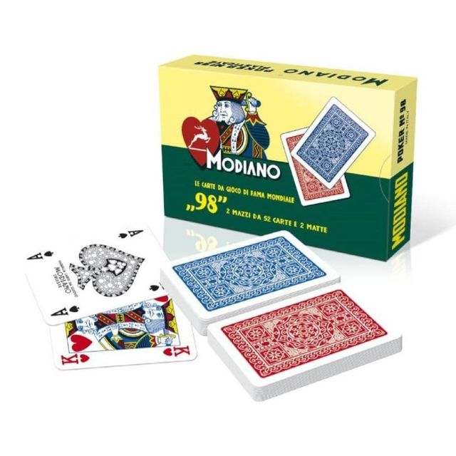 MODIANO CARTE DA GIOCO RAMINO 98 DUE MAZZI ART.3000254