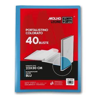 MOLHO LEONE CF12 PORTALISTINO BLU 40 BUSTE