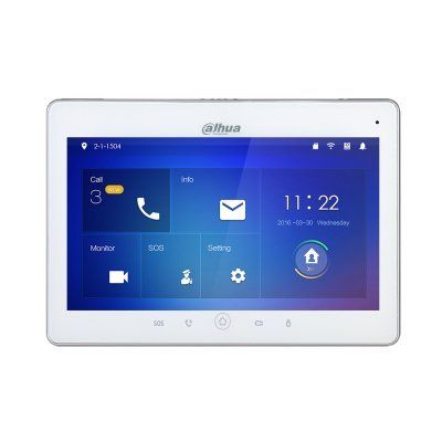MONITOR INTERNO IP WI-FI 10 WHITE TOUCH 12 VDC/POE<8W