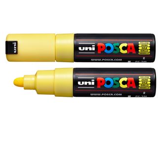 Marcatore a base d'acqua Uni Posca PC7M - punta tonda large 4,5 mm-5,5mm - gial…