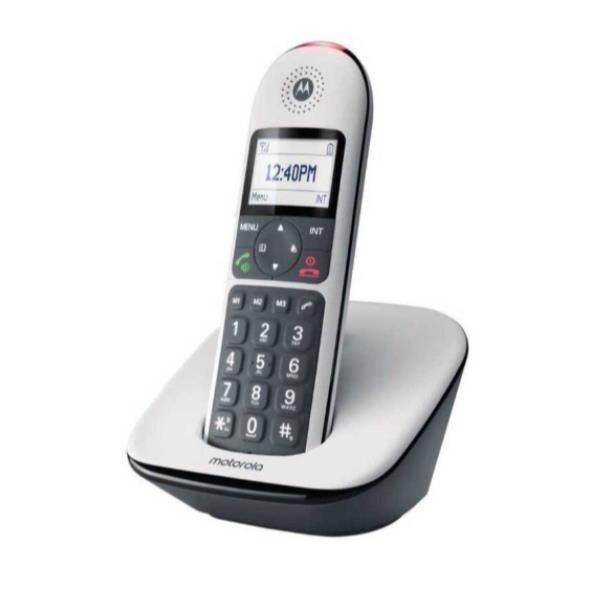MOTOROLA CD5001 CORDLESS SENIOR TASTI GRANDI RETROILLUMINATI AMPIO DISPLAY RETR…