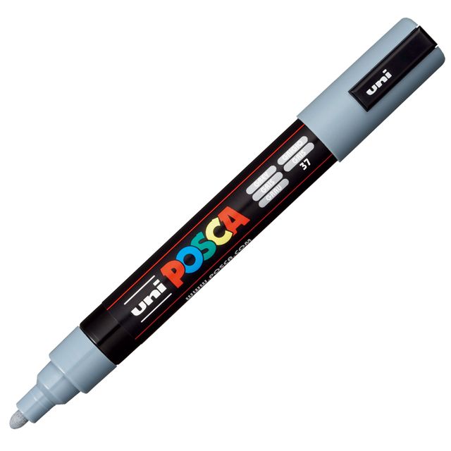 Marcatore a base d'acqua Uni Posca PC5M - punta tonda media da 1,8mm a 2,5mm - …