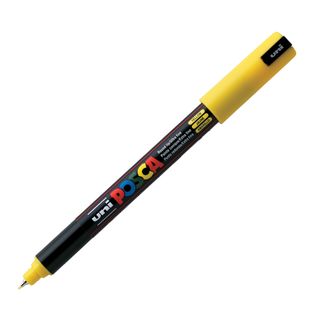 Marcatore a base d'acqua Uni Posca Pen PC1M - punta extra fine 0,7mm - giallo -…
