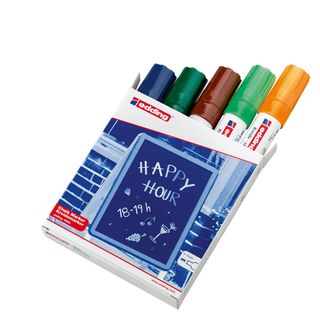 Marcatore a gesso liquido 4090 - punta scalpello - da 4 a 15mm - colori assorti…