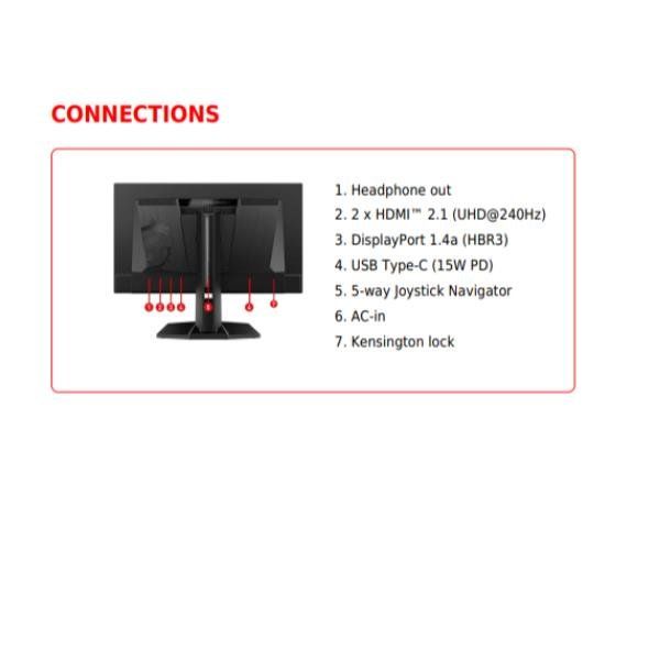 MSI MAG 272QP QD-OLED X50, 67,3 cm (26.5ʺ), 2560 x 1440 Pixel, Wide Quad HD, QD…