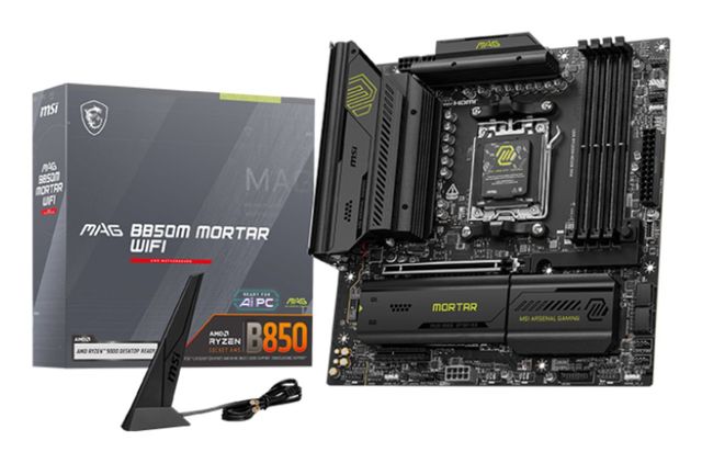 MSI MAG B850M MORTAR WI-FI 7 SCHEDA MADRE AMD B850 SOCKET AM5 4 x DDR5 MICRO ATX