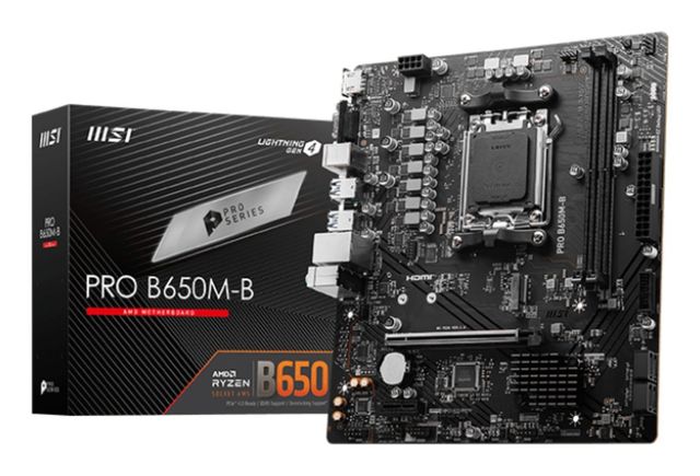 MSI PRO B650M-B scheda madre AMD B650 Presa di corrente AM5 micro ATX