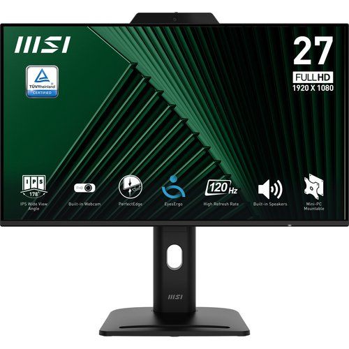 MSI PRO MP272PMG, 68,6 cm (27ʺ), 1920 x 1080 Pixel, Full HD, LCD, 4 ms, Nero