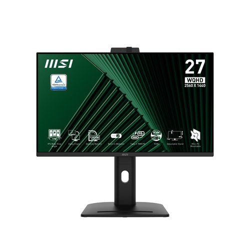 MSI Pro MP275QPDG, 68,6 cm (27ʺ), 2560 x 1440 Pixel, Wide Quad HD, LCD, 4 ms, N…