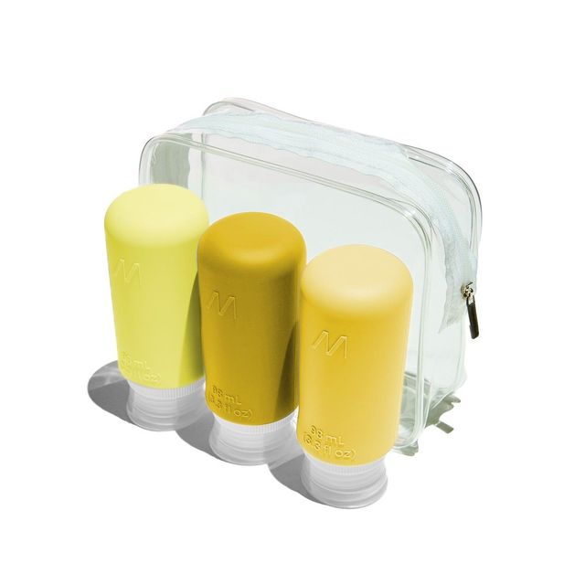 MUITOMAS SET 3PCS TR BOTTLES YELLOW