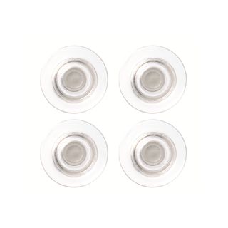 Magneti extraforti - diametro 3,2 cm - trasparente - Nobo - blister 4 pezzi