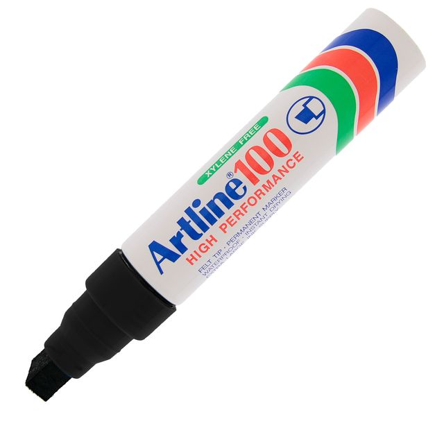 Marcatore permanente A 100 - punta scalpello jumbo - 7,50 - 12,00 mm - nero - A…