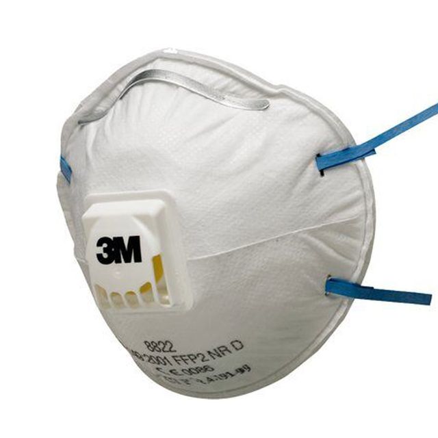 Mascherina 8822 Classic FFP2 - con valvola - monouso - 3M - conf. 10 pezzi (imb…