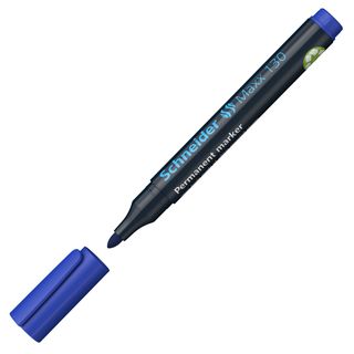 Marcatore permanente Maxx 130 - punta conica - Tratto 1,00-3,00mm - blu - Schne…