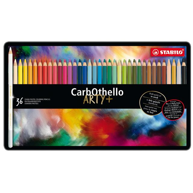 Matite colorate CarbOthello - tratto 4,40 mm - colori assortiti - Stabilo - ast…