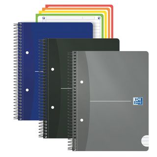 Maxiquaderno spiralato Office Essentials - A5+ - 1 rigo c/margine - 240 pagine …