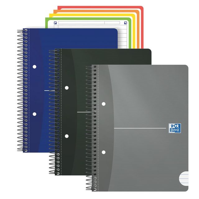 Maxiquaderno spiralato Office Essentials - A5+ - 1 rigo c/margine - 240 pagine …