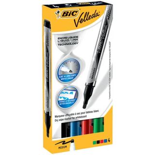 Marcatori Whiteboard Marker Velleda liquid Ink - punta tonda 2,2mm - astuccio 4…