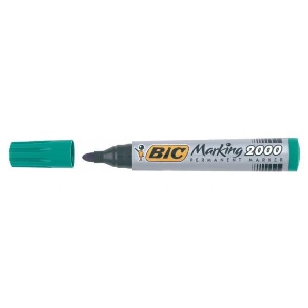 Marcatori permanente Marking a base d'alcool - punta tonda 1,70mm - verde - Bic…