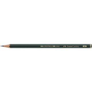 Matita in grafite Castell 9000 - gradazione 4H - esagonale - Faber-Castell