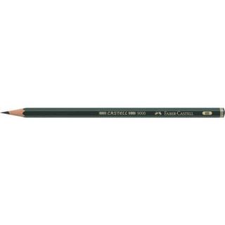 Matita in grafite Castell 9000 - gradazione 6B - esagonale - Faber-Castell