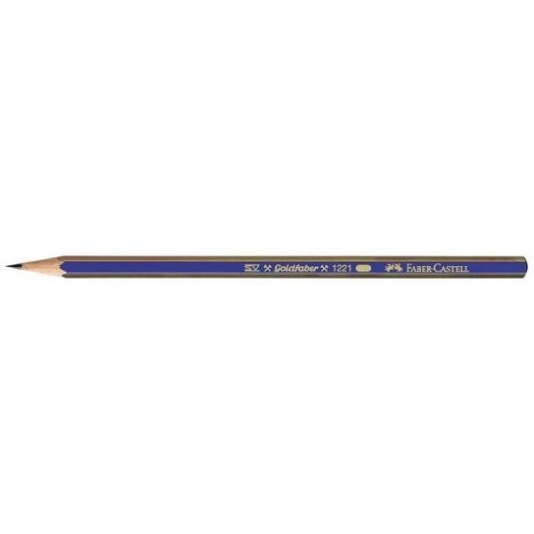 Matita in grafite Goldfaber 1221 - esagonale - gradazione F - Faber-Castell