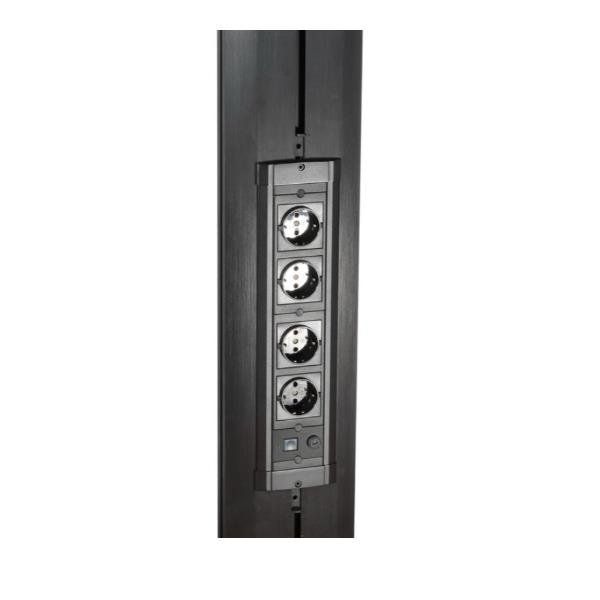 Multibrackets - Supporto - per pannello piatto - acciaio - nero - dimensione sc…