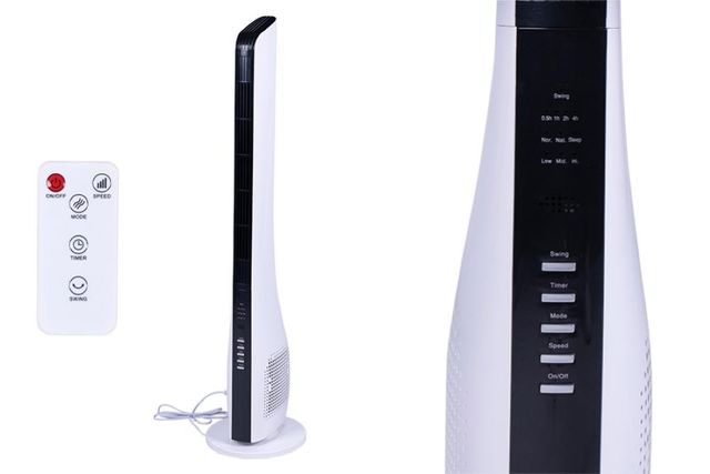 NATALUNA VENTILATORE A TORRE CON TELEC.+TIMER 40W PD30 3 VELOCITA' - 12H TIMER …