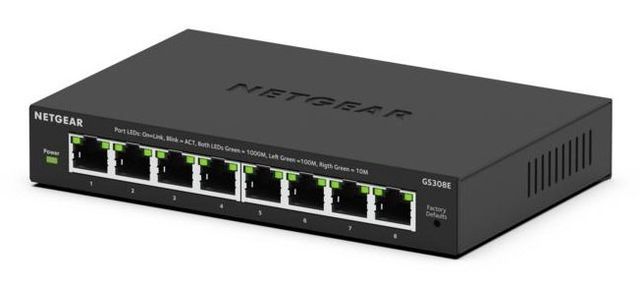 NETGEAR 300 Series SOHO Plus GS308E - Switch - L3 Lite - intelligente - 8 x 10/…