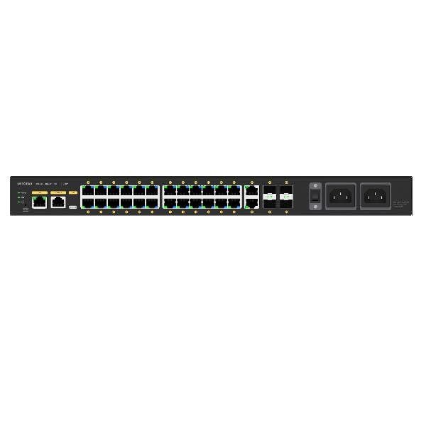 NETGEAR AV Line M4250-26G4F-PoE++ - Switch - L3 - gestito - 24 x 10/100/1000 (P…