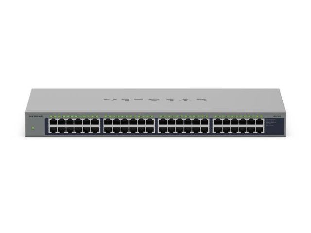 NETGEAR GS748 Non gestito Gigabit Ethernet (10/100/1000) Grigio