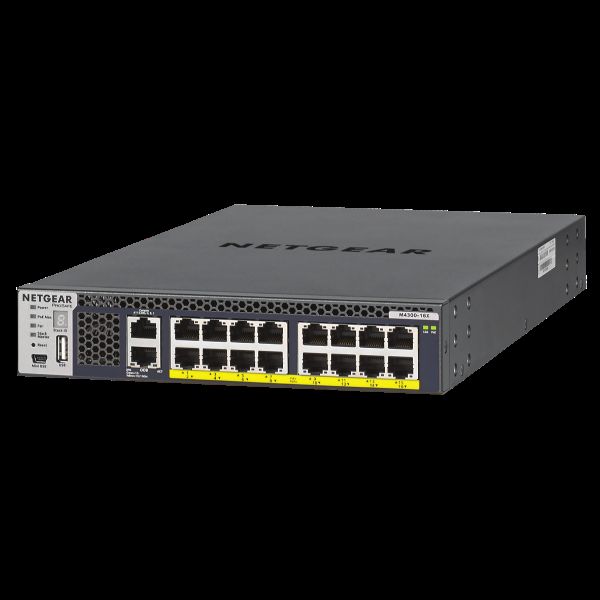 NETGEAR M4300-16X - Switch - L3 - gestito - 16 x 100/1000/2.5G/5G/10GBase-T (Po…