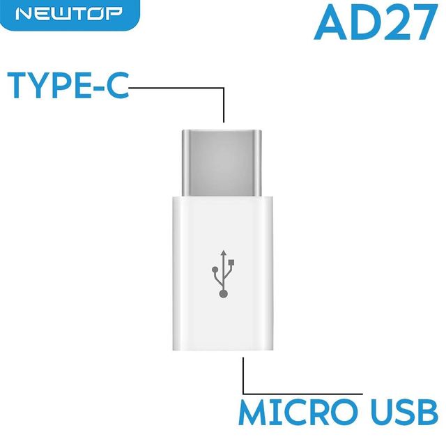 NEWTOP AD27 CHARGER ADAPTER MICRO USB2.0/TYPE-C