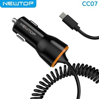 NEWTOP CC07 CAR FAST CHARGER CON CAVO TYPE-C