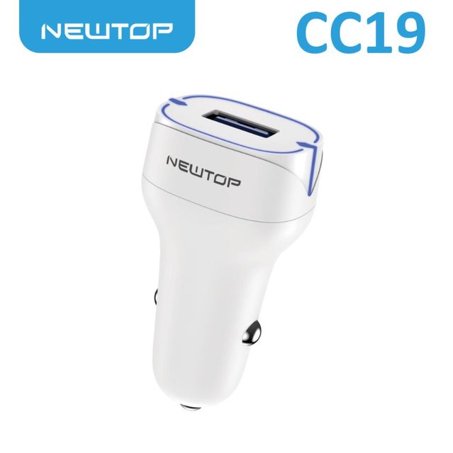 NEWTOP CC19 CARICATORE DA MACCHINA 1USB 2.4A