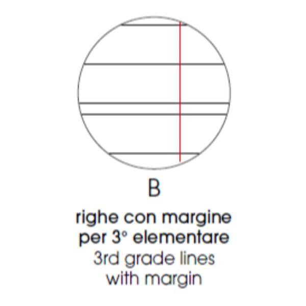 Maxiquaderno Animal fantasia - A4 - rigo di 3a - 40+2 fogli - 80gr - BM