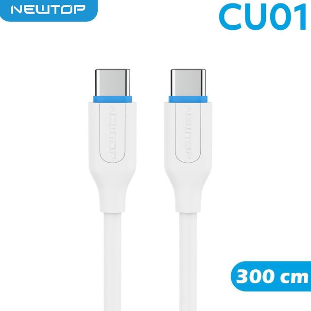 NEWTOP CU01 CAVO 300CM TYPE-C/TYPE-C MAX 20V/3A